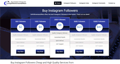 Desktop Screenshot of getfollowersandlikes.com